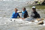 Ready to run the river rapids