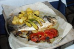 Fresh fish dinner