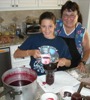 Pouring into Mason jars