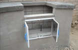 dual BBQ doors