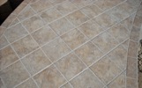 close-up of tile grout