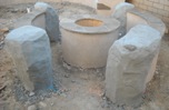 Fire Pit rocks molded