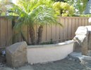 Stucco on sitting wall