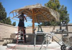 Installing Palapas Thatch