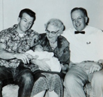 Grandma Edith with Bill's new baby