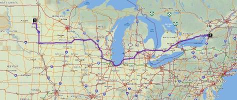 Michigan to Dakota Territory Journey 1883