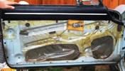 Perfect door panel lining