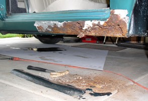 right rocker panel fiberglass
