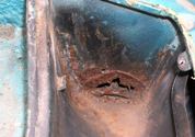 rear air duct grille