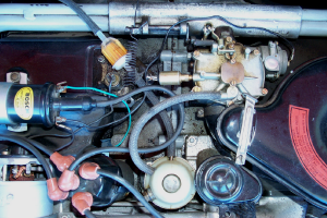 Engine VIN # stamped into engine case