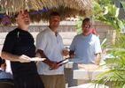 Dean, Lee, & Andy at the BBQ
